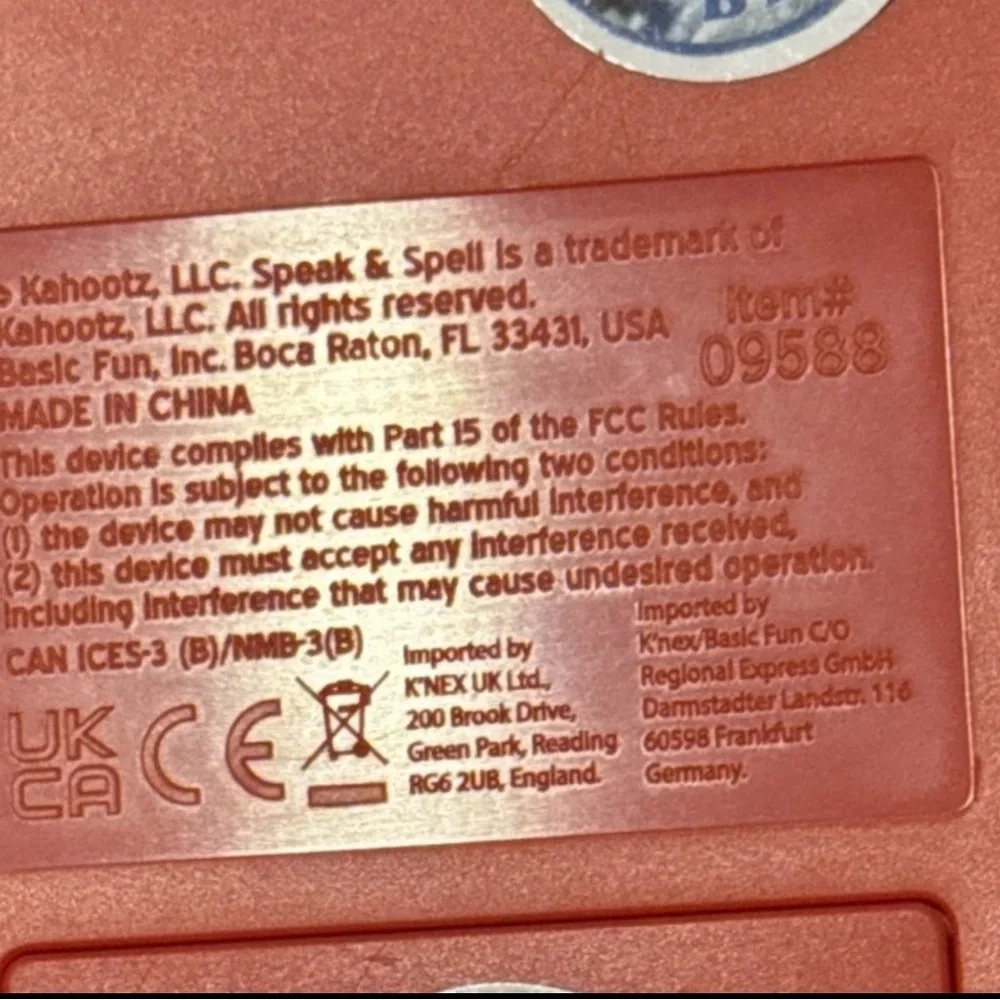 Speak and Spell E.T. 40th Anniversary Edition Exclusive ET Learning Toy Works
